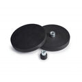Magnetsystem Ø 88 mm gummiert mit Buchse M8 - hält 55 kg